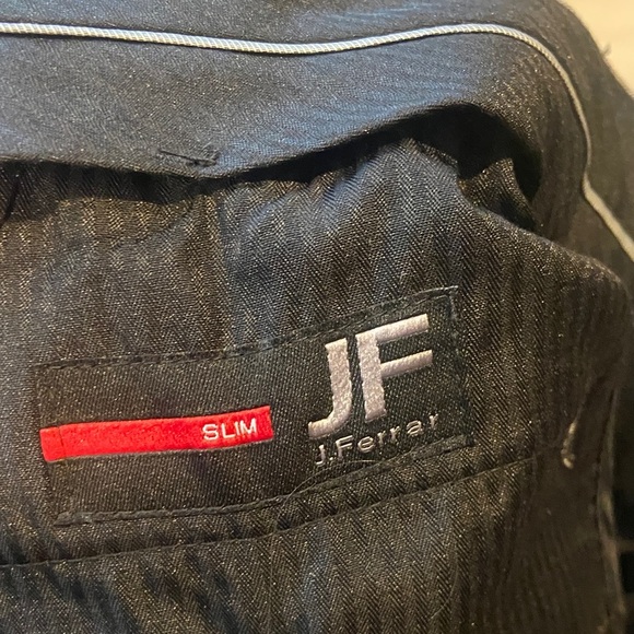 JF J.Ferrar Men's Gray Dress Pants - Picture 3 of 4